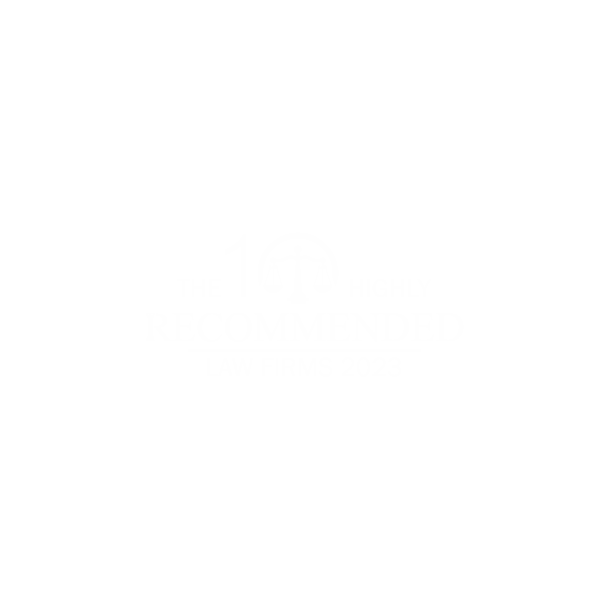 The 10 Highly Recommended Law Firms 2023 -Issue Logo