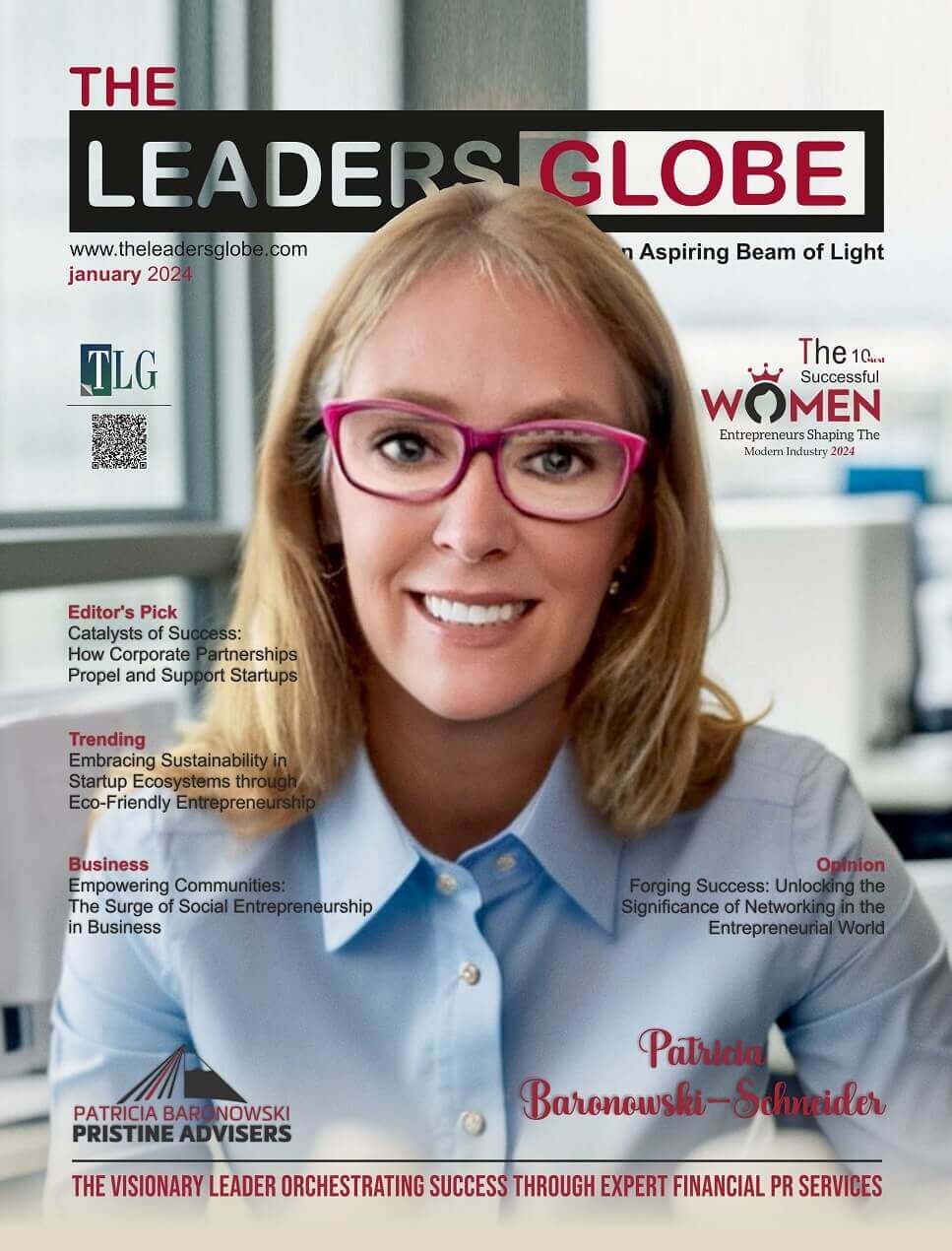 The 10 Most Successful Women Entrepreneurs Shaping the Modern Industry 2024- Patricia Cover Page